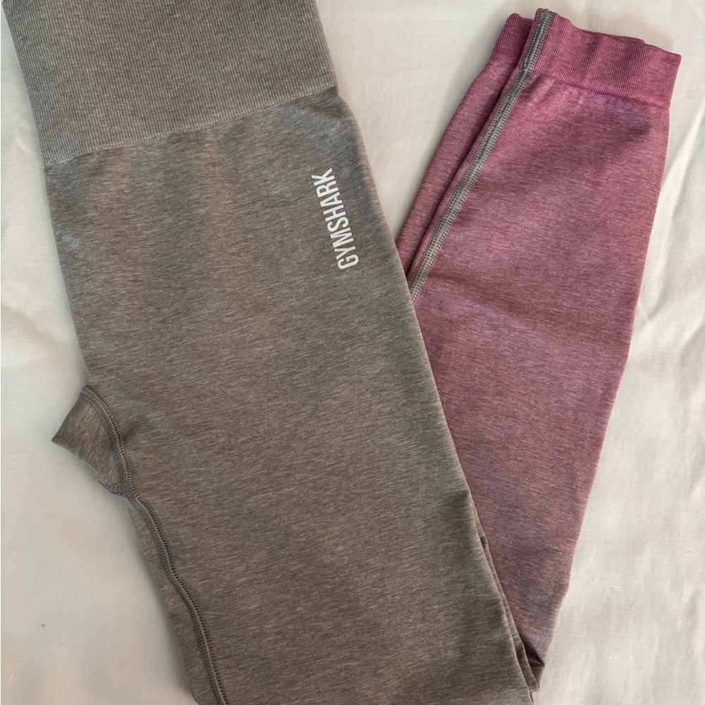 Gymshark Grey/Pink leggings